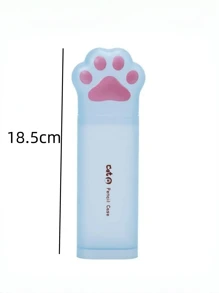 1 Stück Papier Katzen Pfoten geformtes süßes Federmäppchen, große Kapazität Schreibwaren Set, Kawaii Stil, Schulanfang, Schulmaterial, Stifteetui, Schultasche