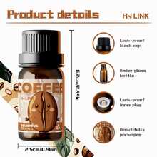HWLINK 10ml 咖啡精油咖啡厅香水清爽办公室学习护肤按摩身体油香水女士用于蜡烛制作、香薰、扩散器、礼物汽车空气清新剂品牌 - Coffee - 查看 6