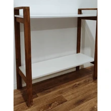 Estante Aparador Cantinho do Café Elegante Multiuso com Prateleiras de Madeira MDF