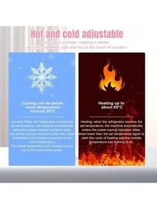 SOKANY Mini frigo da toilette 4L con luce LED dimmerabile, specchio, funzione di raffreddamento e riscaldamento per trucchi e alimenti, mini frigo portatile per camera da letto, ufficio e auto