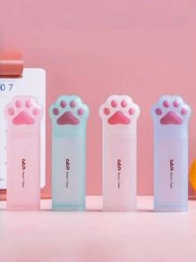 1 Stück Papier Katzen Pfoten geformtes süßes Federmäppchen, große Kapazität Schreibwaren Set, Kawaii Stil, Schulanfang, Schulmaterial, Stifteetui, Schultasche