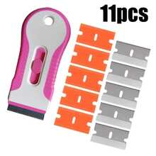 1 套清洁刮刀、玻璃刮刀工具，配有 5 个钢刀片和 5 个塑料额外刀片，用于去除烤箱和窗户上的贴纸、纸张、食物残渣、油污、油漆和胶水