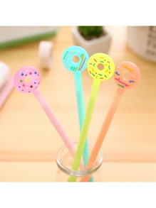 4 stuks/8 stuks 0,5 mm neutrale donutpen met vloeiende en continue inkt, schattig uiterlijk, geschikt om cadeau te doen aan baby's. Kantoor, school, tekenen, student, stiften, schrijfwaren, jongens, meisjes, schoolbenodigdheden. Kinderspeelgoed voor jongens, peuterspeelgoed voor meisjes, schattige pen, speelgoed voor meisjes, meisjesspeelgoed, feestgunsten voor kinderen, kinderprijzen, gummen, donut-feestgunsten, terug naar school.