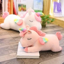 Plush Unicorn Toy, Soft Unicorn Plush Pillow Toy, Cute Cartoon Unicorn Toy, Suitable For Children, Mother's Day, Birthday, School Celebration, Graduation Gift, Children's Day, Holiday Decoration, Holiday Gift, Home Decor - Multicolor - View 5