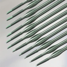 11 pennelli Premium di alta qualità con manico triangolare per acrilico, pittura ad olio, acquerello e pittura a numeri, modelli, arte di unghie, artigianato, materiale scolastico