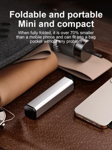 Excelente soporte plegable y retráctil para teléfono portátil, con múltiples ángulos y rotación, Mini y ligero, Accesorio de soporte para teléfono móvil adecuado para viajes y hogar, compatible con iPhone y Android, regalo ideal para cumpleaños, familia y amigos