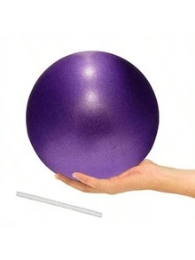25cm Thick Mini Yoga Ball, Inflatable Pilates Small Fitness Ball