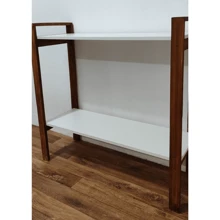 Estante Aparador Cantinho do Café Elegante Multiuso com Prateleiras de Madeira MDF