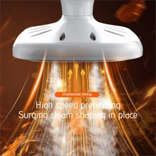 Planchadora portátil de 360° con vapor húmedo y seco, eléctrica con alimentación USB para telas y ropa.