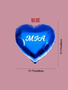 بالونات حفلات شخصية، بالونات قلب معدنية شخصية لحفلات الزفاف وحفلات العروس والعريس والحفلات والأعياد الميلاد والذكرى السنوية والهدايا التهنئية، أنشطة فنية للأطفال - أبيض - مشاهدة 11