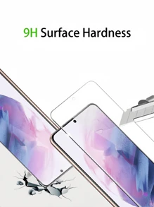 3 piezas de protector de pantalla de alta definición compatible con Samsung S25FE/S24Ultra/S22/S23, con soporte para desbloqueo de huella digital, regalo para cumpleaños, familia y amigos, de vidrio templado, accesorio para teléfono