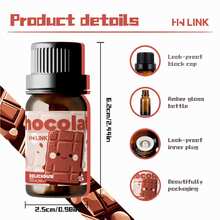 10ml/0.33fl Oz Chocolate Essential Oil, Chocolate Fragrance Oil, Suitable For Candle Making, Aromatherapy Diffuser, Home Care, Humidifier, Women's Gift, Car Air Freshener - Chocolate - 查看 5