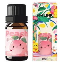 HWLINK Aceite esencial de melocotón de 10ml, aceite de fragancia premium para hacer velas, aromaterapia, difusores, cuidado del hogar y humidificadores, regalo para mujeres, ambientador de coche