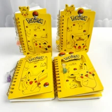 pokemon 2/4/8 件口袋妖怪皮卡丘笔记本 - 充满活力的口袋妖怪主题笔记本，非常适合笔记、素描和收藏，耐用且时尚，是学生和口袋妖怪粉丝的理想选择