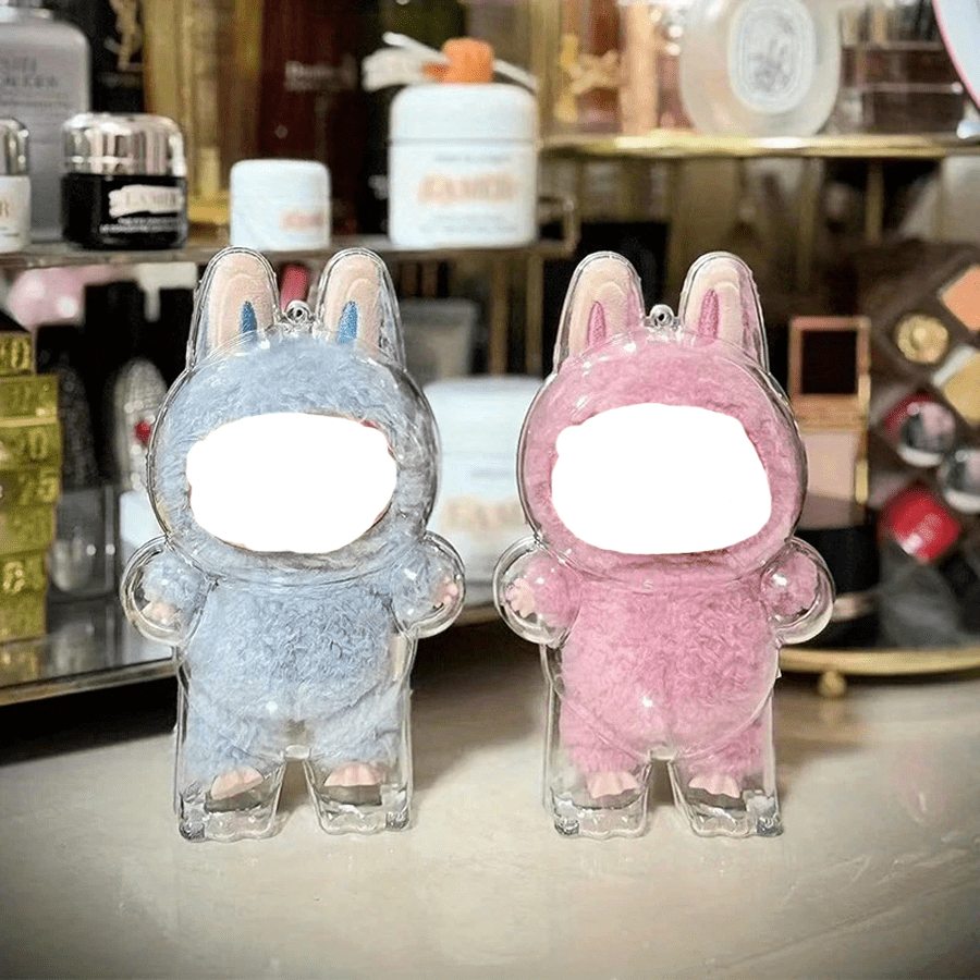 1pc For Labubu, LabubuMonster Series Acrylic Protective Case With Secure Latch - Transparent Collectible Storage Box For Artwork, Toys & Display, Dustproof & Scratch-Resistant, Toy Storage Box, Decorative Collector's Item