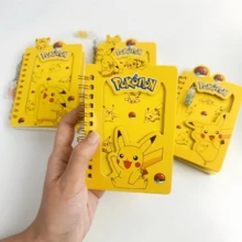 pokemon 2/4/8 件口袋妖怪皮卡丘笔记本 - 充满活力的口袋妖怪主题笔记本，非常适合笔记、素描和收藏，耐用且时尚，是学生和口袋妖怪粉丝的理想选择