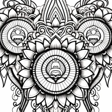 25 Pages Premium Thick Coloring Book With Rich Illustrations, Creative Geometric Design, Fun And Playful, Decompressing, Art Sketchbook With Single-Sided Illustrations, Suitable For Adults And Teenagers, Suitable For Relaxation And Creativity, Ideal Gift For Easter, Mother's Day, Halloween, Thanksgiving, Christmas And Other Holiday Parties,Back To School,School Supplies
