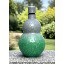 Vintage Design Mythic Game-Style 17oz Large-Capacity Gourd-Shaped Cup – Ideal For Sports, Travel, Hiking, Cycling, Fitness & Outdoor Activities. Perfect Holiday Gift, Top New Year Choice! - 綠色 - 查看 2