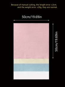 [4 waschbare Farben] Premium Leinengewebe, 50 cm x 50 cm - geeignet für Kreuzstich, Stickerei, DIY Basteleien, Puppenkleidung, Sofakissen und Dekorationen für Feiertage | nur Handwäsche, Mehrfarbig