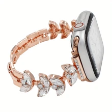 Metal Watch Straps For Women - Applicable To Ultra Se 10 9 8 7 6 5 4 3 2 1 Applicable To 44mm, 40mm, 45mm, 41mm, 49mm, 42mm, 38mm Women's Watch Straps (Excluding Watches)