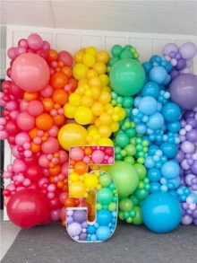 30个12英寸随机颜色哑光气球适用于婚礼生日派对情人节浪漫派对装饰