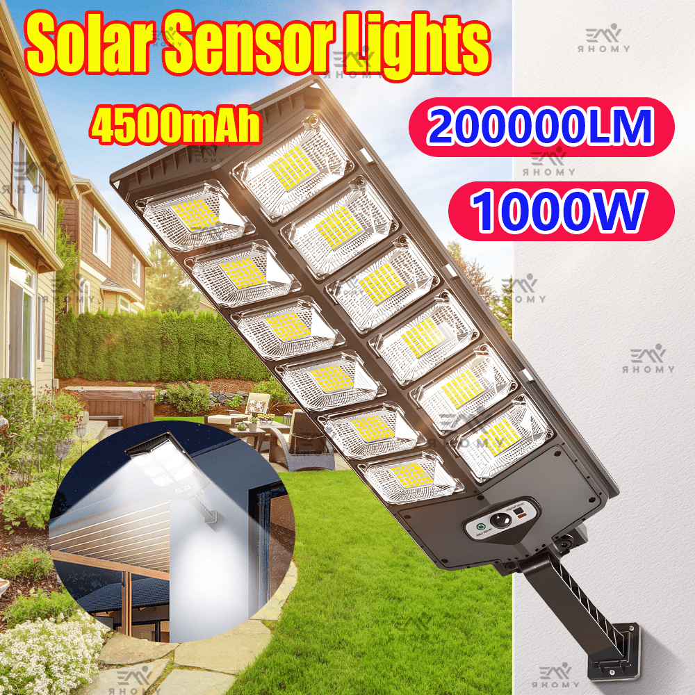 4500mAh Large Capacity Solar Sensor Lights,420 Ultra Bright LED Beads,Outdoor Solar Lamp With Remote Control,3 Modes,Street Lighting,Human Movement Detection,Super Bright Wall Lamps,IP65 Weatherproof,Porch Floodlight,ABS Durable Material,Garden Decorative Light,Garage,Veranda,Backyard,Power Outage Backup Lights,Barbecue Lighting Fixtures