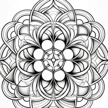 25 Pages Premium Thick Coloring Book With Rich Illustrations, Creative Geometric Design, Fun And Playful, Decompressing, Art Sketchbook With Single-Sided Illustrations, Suitable For Adults And Teenagers, Suitable For Relaxation And Creativity, Ideal Gift For Easter, Mother's Day, Halloween, Thanksgiving, Christmas And Other Holiday Parties,Back To School,School Supplies