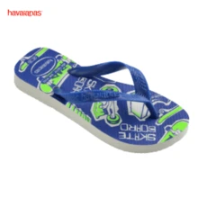 Havaianas Sports Children's Flip Flops - Blue and White - View 2