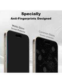 Heyreeg 5 Packungen matter Bildschirmschutz für iPhone 16 Pro Max 6,9 Zoll Vollabdeckung blendfreies gehärtetes Glas-Displayschutzfolie, fingerabdruckfest, kompatibel mit iPhone 16 Pro Max/16 Pro/16 Plus/16/15 Pro Max/14 Pro Max/13 Mini/12/11/XS MAX/XR/8+/7 Plus