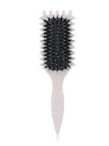 Cepillo definidor de rizos, cepillo para cabello rizado, cepillo de estilo para definir rizos, para peinar y dar forma a los rizos en todos los estilos de cabello para reducir el jalón, cepillo de cabello, peine, herramientas de cabello, productos y accesorios de cabello para barbería, salón de belleza y viaje