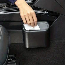 1 Stück Auto Müllbeutel Organizer, Mini auslaufsicher mit Deckel zum Drücken Ein/Aus Müllbeutel mit Klapptop, Auto Mülleimer, Auto Aufbewahrungsbox, Mini Auto Mülleimer, Auto Aufbewahrungsbox, multifunktionaler Mülleimer, essenzielles Auto Zubehör für Auto Büro Küche Schlafzimmer Geschenk für Damen Aufbewahrungs-Organizer Reisenotwendigkeiten Rückkehr zur Schule Dorm Aufbewahrung