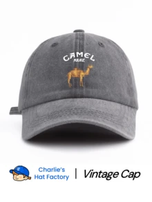 1pc Camel Color Printed Washed Baseball Cap, Classic & Fashionable, Soft Sweatband, Adjustable Size, Lightweight Sun Protection, Versatile Classic Style, Suitable For Outdoor Sports, Football Matches, Daily Wear, Parties & Vacations, Perfect Gift For Friends And Family - Camel - View 7