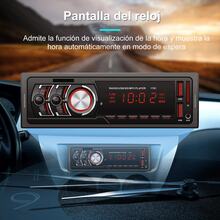 Estéreo para Coche Bluetooth Mp3 Manos Libres Radio Aux Fm Sd USB, Reproductor de Música MP3 Manos Libres Bluetooth Compatible con Todos los Smartphones - Negro - Ver 3