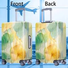 1pc Small Clear Atmosphere Series Printed Pattern, Thickened Suitcase Protective Cover, Thickened Suitcase Accessories, Suitable For Business, Business Trip, Vacation, Travel, Luggage Check-In, Back To School, Add Color To Your Suitcase. Suitable For 20-28 Inch Suitcases. Travel Essentials Travel Accessories Vacation Summer Holiday Bag For School School Accessories School Stuff - Multicolor - View 11