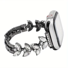Metal Watch Straps For Women - Applicable To Ultra Se 10 9 8 7 6 5 4 3 2 1 Applicable To 44mm, 40mm, 45mm, 41mm, 49mm, 42mm, 38mm Women's Watch Straps (Excluding Watches)