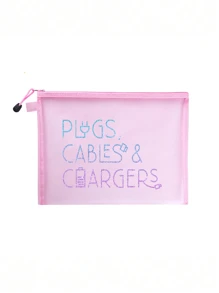 حقيبة تجميل شبكية بنمط كابل البيانات، حقيبة تخزين محمولة بوسادة هوائية حمراء، حقيبة مستحضرات التجميل، حقيبة العناية بالبشرة، الضروريات السفرية، لوازم السكن الجامعي، هدايا العروس، هدايا الأم، هدايا عيد الميلاد، هدايا للأصدقاء والمعلمين، تخزين الحمام، تخزين المجوهرات، تخزين زيت الشفاه ومستحضرات التجميل، حقيبة للعودة إلى المدرسة، حقيبة سفر للنساء، حقيبة مكياج للسفر