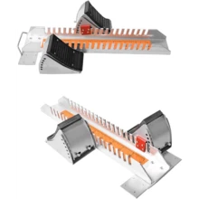 Local Delivery- Lightning Starting Blocks Sprinter Pedals 6 Angle Adjustable Sprinters Track And Field Aluminum Suitable For Plastic Runway Cinder Track 25in - Yellow - View 6