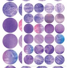 8pcs Monet Garden Round Dot Stickers For Notebook, Ledger, Skateboard, Water Cup, Photo Frame, Photo Album, Decoration, Great Gift For Halloween, Christmas School Supplies, Back To School
