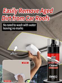 Car Interior Cleaner - Car Top Cleaner (Approx. 5.07 Oz.) For Cars, SUVs, Etc.-Protects Car Interior Detail Spray - Unscented - Cleaning Sponge And Towel Included