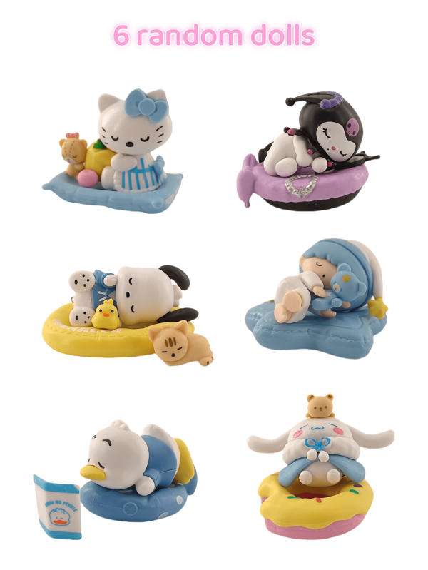 Sanrio 18 Sanrio Doll Home Decoration Gifts, (Randomly Shipped)