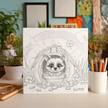 25 Pages Premium Thick Cartoon Coloring Book With Rich Illustrations, Art Sketchbook With Single-Sided Illustrations, Suitable For Adults And Teenagers, Suitable For Relaxation And Creativity, Ideal Gift For Easter, Mother's Day, Halloween, Thanksgiving, Christmas And Other Holiday Parties,Back To School,School Supplies