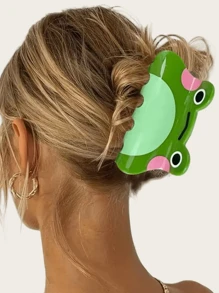 1 Stück süßer Froschkrallen-Haarklammer kreative Haargummi, einzigartiges tägliches Haaraccessoire modische Haraccessoires elegante Haarspange