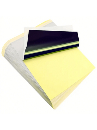 40 piezas de papel profesional para transferir tatuajes, hojas de plantilla, tamaño A4 de 4 capas para diseños y suministros de tatuajes (plantilla de tatuaje temporal), ideal para artistas de tatuajes, principiantes y aficionados al DIY, perfecto para práctica de tatuajes, maquillaje permanente y arte corporal, excelente para regalos de Navidad y fiestas de disfraces de Halloween