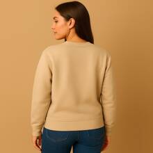 Moletom Sueter Feminino Mulher Algodão Manga Longa Flanelado – Conforto e Estilo para Dias Frios!"