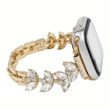 Metal Watch Straps For Women - Applicable To Ultra Se 10 9 8 7 6 5 4 3 2 1 Applicable To 44mm, 40mm, 45mm, 41mm, 49mm, 42mm, 38mm Women's Watch Straps (Excluding Watches)