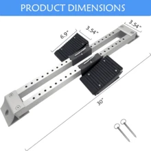 Local Delivery- 30In Lightning Starting Block Sprinter Pedals 6 Angle Adjustable Sprinter Track And Field Aluminum Suitable For Plastic Runway Cinder Track - Silver - View 3