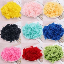 1 caja de pétalos de flores de hortensia, pétalos de flores naturales secas de colores para manualidades, boda, fiesta, Día de San Valentín, cesta de la niña de las flores, noche romántica, decoración de propuesta, decoración del hogar - Multicolor1 - Ver 12