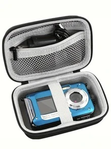 1 pezzo Custodia protettiva per il trasporto ALKOO per fotocamera digitale, custodia solo per AbergBest 21 Megapixel 2.7" LCD Ricaricabile HD/Per Pixpro/Per Canon PowerShot ELPH 180/190/Per DSCW800/DSCW830 Fotocamere per viaggiare