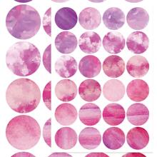 8pcs Monet Garden Round Dot Stickers For Notebook, Ledger, Skateboard, Water Cup, Photo Frame, Photo Album, Decoration, Great Gift For Halloween, Christmas School Supplies, Back To School