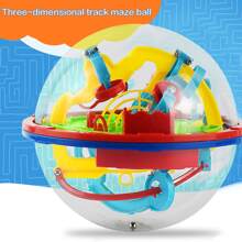 1 Stück 100-Schritt 3D Puzzle Ball Kinder Herausforderung Hindernisparcours Labyrinth Ball Puzzle Balance Training Spiel Magische Eltern-Kind interaktive Spiele